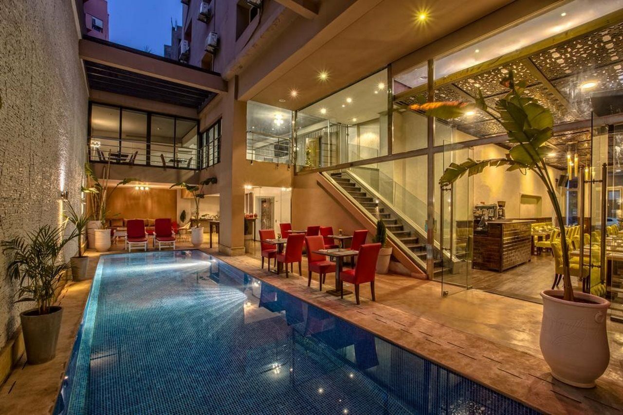 Yaad City Hotel Marrakesh Bagian luar foto